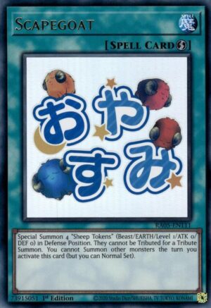 Scapegoat - Rarity Collection 5 RA05-EN111 - Ultra Rare