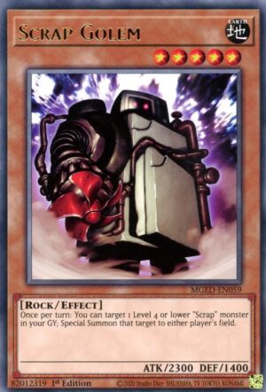 Scrap Golem - Maximum Gold: El Dorado MGED-EN059 - Gold Rare