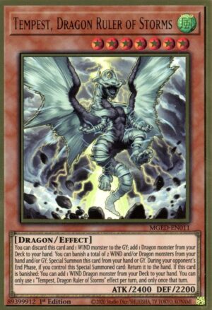 Tempest, Dragon Ruler of Storms - Maximum Gold: El Dorado MGED-EN011 - Premium Gold Rare