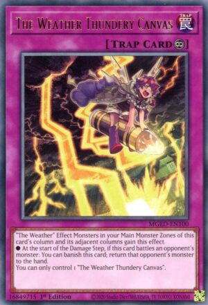 The Weather Thundery Canvas - Maximum Gold: El Dorado MGED-EN100 - Gold Rare