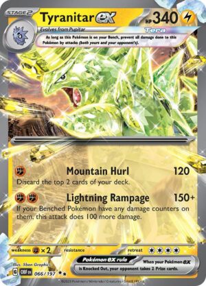 Tyranitar ex - 066/197 - SV03: Obsidian Flames (OBF)