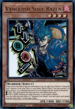 Vanquish Soul Razen (Stamp) - Rarity Collection 5 RA05-EN134 - Ultra Rare