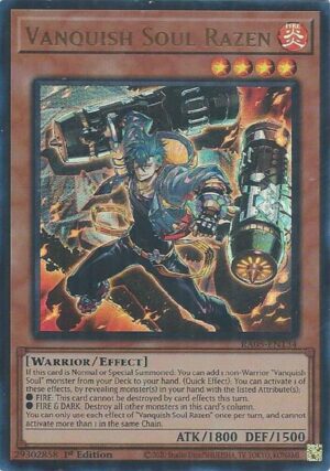 Vanquish Soul Razen (Ultra Rare) - Rarity Collection 5 RA05-EN134 - Ultra Rare