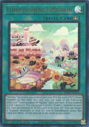 YummyusmentMignon (Ultra Rare) - Rarity Collection 5 RA05-EN073 - Ultra Rare