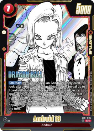 Android 18 - SB01-004 - Manga Booster 01 (SB01-004 SR)