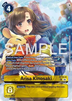 Arisa Kinosaki (Digimon Liberator Debuggers Set) - Starter Deck 19: Fable Waltz (ST19-14 R)