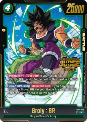 Broly : BR (Judge Pack (Store Judge) 05) - Tournament and Championship Promos (FB07-069 R)