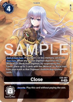 Close (Digimon Liberator Debuggers Set) - Chain of Liberation (EX8-067 R)