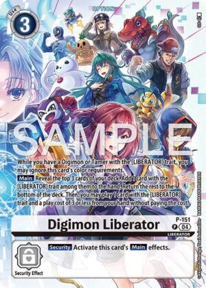 Digimon Liberator - P-151 (Digimon Liberator Debuggers Set) - Digimon Promotion Cards (P-151 P)