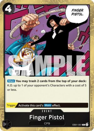 Finger Pistol (Reprint) - Premium Booster -The Best- Vol. 2 (EB01-051 R)