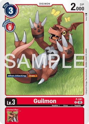 Guilmon - P-041 (Reprint) - Advanced Booster Digimon Generation (P-041 P)