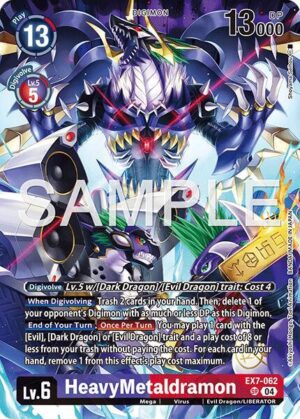 HeavyMetaldramon (Digimon Liberator Debuggers Set) - Digimon LIBERATOR (EX7-062 SR)