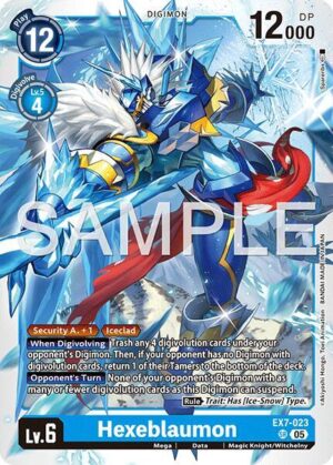 Hexeblaumon (Reprint) - Advanced Booster Digimon Generation (EX7-023 SR)
