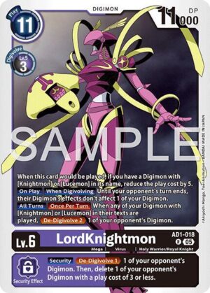 LordKnightmon - AD1-018 - Advanced Booster Digimon Generation (AD1-018 R)