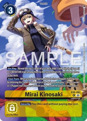 Mirai Kinosaki (Digimon Liberator Debuggers Set) - Versus Monsters (EX9-067 R)