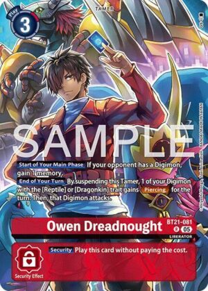 Owen Dreadnought (Digimon Liberator Debuggers Set) - World Convergence (BT21-081 R)