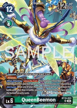 QueenBeemon (Digimon Liberator Debuggers Set) - Release Special Booster 2.0 (BT19-053 SR)