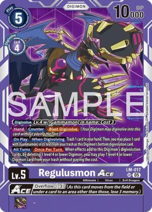 Regulusmon ACE (Reprint) - Advanced Booster Digimon Generation (LM-017 SR)