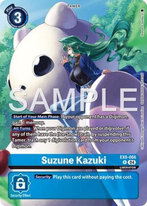 Suzune Kazuki (Digimon Liberator Debuggers Set) - Chain of Liberation (EX8-066 R)