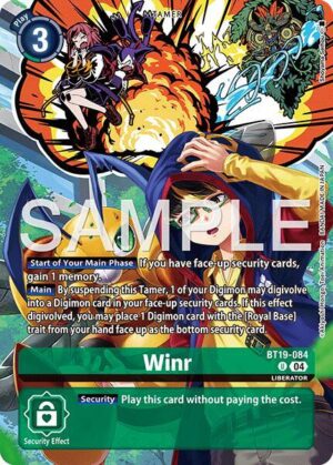 Winr (Digimon Liberator Debuggers Set) - Release Special Booster 2.0 (BT19-084 U)