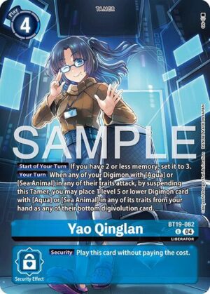 Yao Qinglan (Digimon Liberator Debuggers Set) - Release Special Booster 2.0 (BT19-082 U)