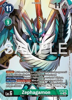 Zephagamon (Digimon Liberator Debuggers Set) - Starter Deck 18: Guardian Vortex (ST18-12 SR)